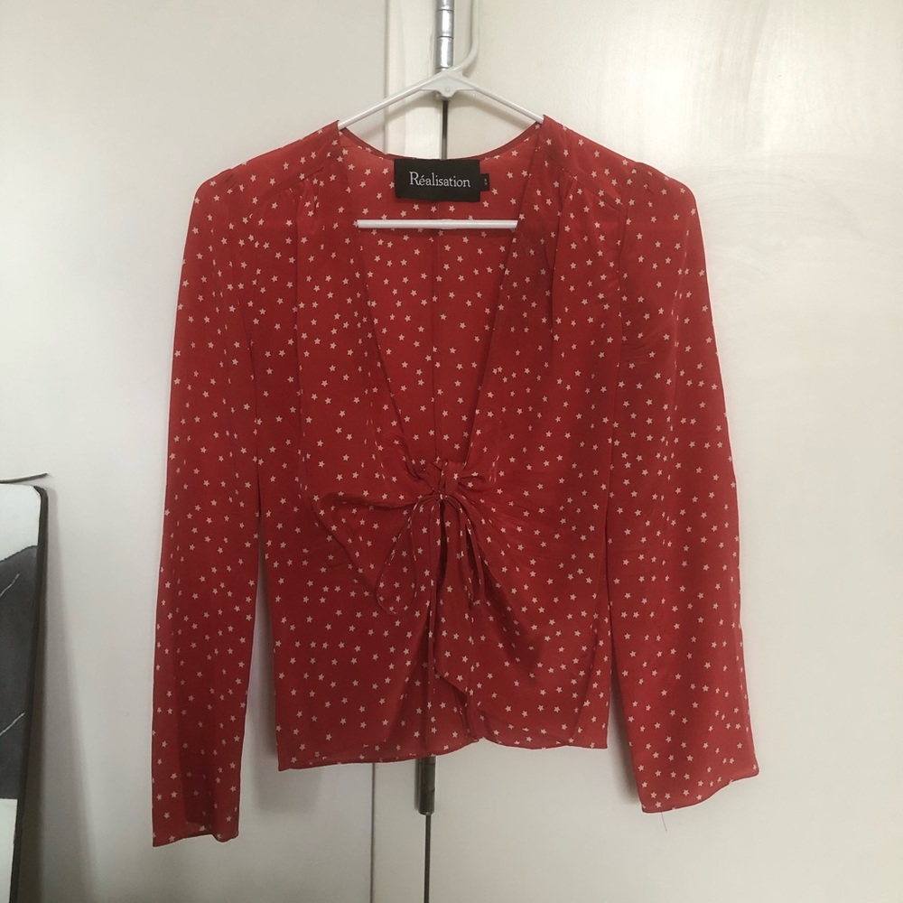 Red Sexy Starry Realisation top